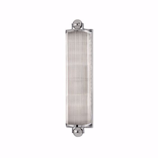 Picture of Maquillage Wall Sconce-Medium - Polished Nickel