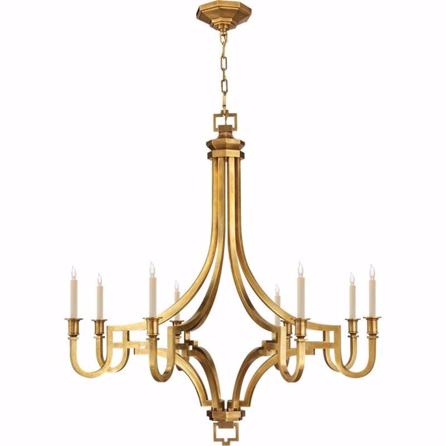 Picture of Mykonos Large Chandelier - Antique Burnished Brass