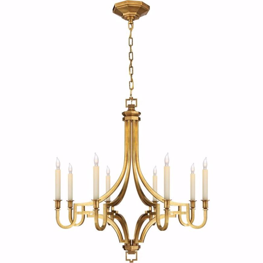 Picture of Mykonos Small Chandelier - Antique Burnished Brass