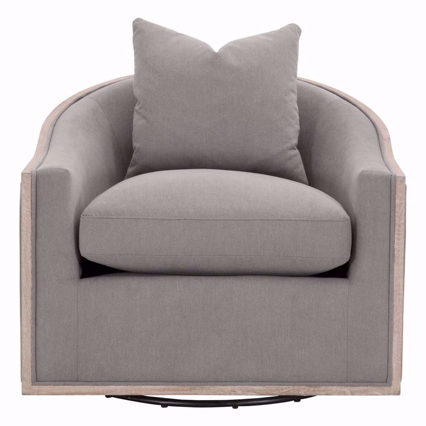 Picture of Paxton Swivel Club Chair- Slate
