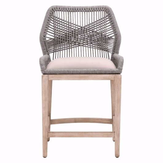 Picture of Loom Counter Stool-Platinum