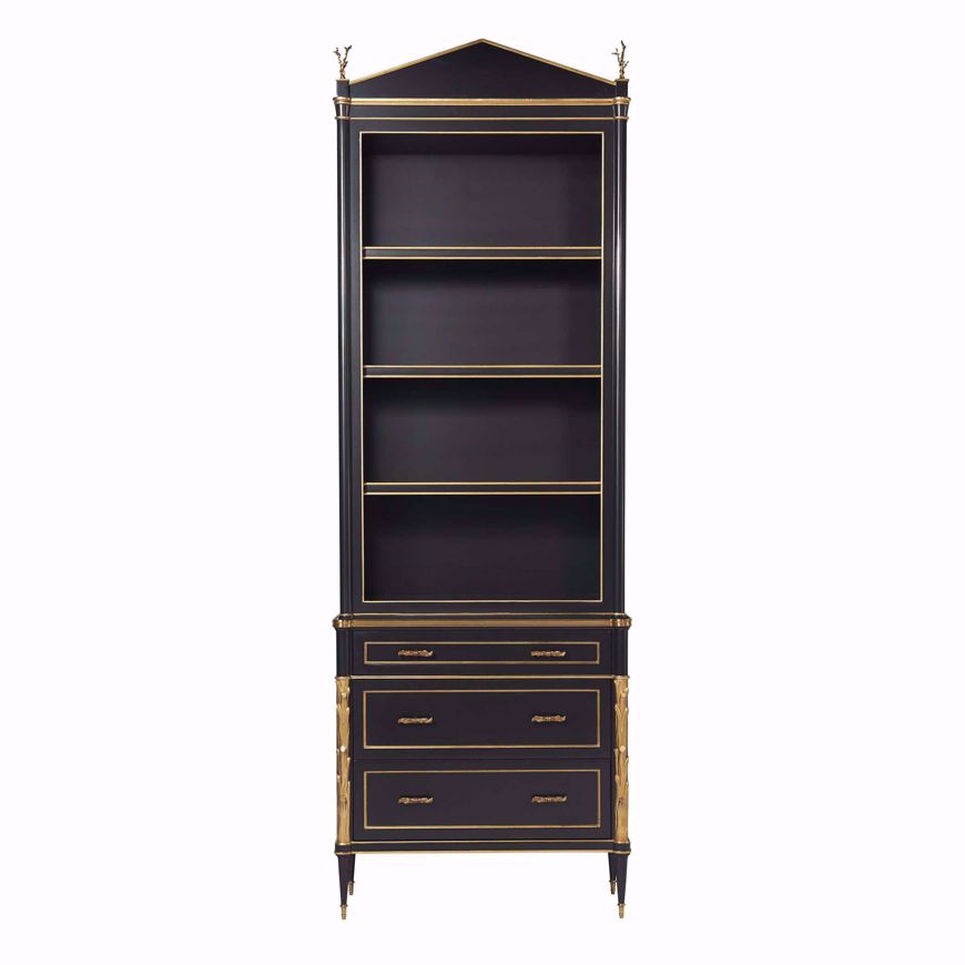 Picture of Faux Bois Cabinet-Black