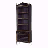 Picture of Faux Bois Cabinet-Black