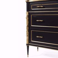 Picture of Faux Bois Cabinet-Black