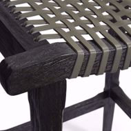 Picture of Chieftain Woven Leather Bar Stool