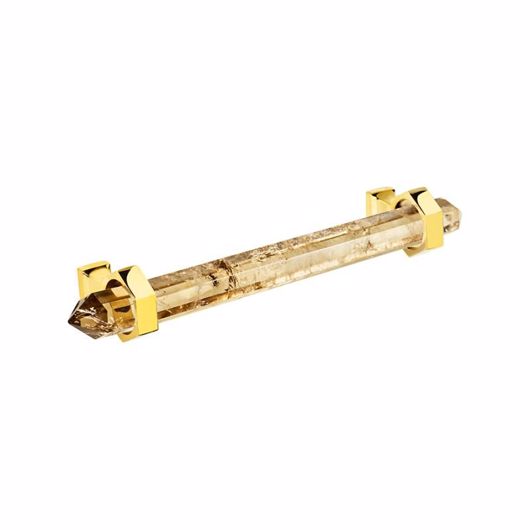 Picture of FREYA LARGE PULL SMOKEY QUARTZ