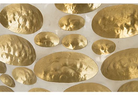Picture of BUBBLES PLANTER BRASS, WHITE, SM