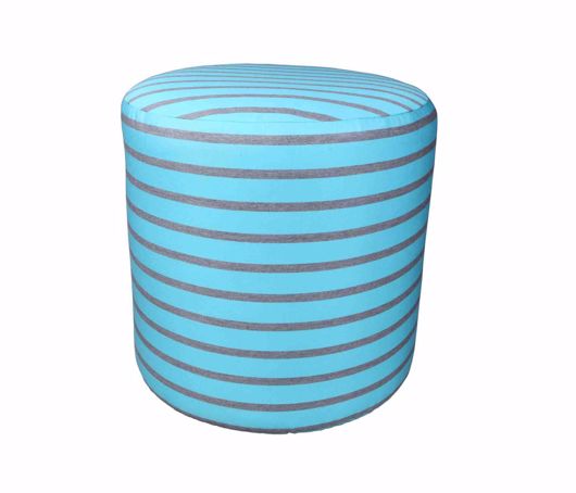 Picture of PATIO FURNITURE CUSHIONS & OUTDOOR PILLOWS : ROUND OUTDOOR POUF