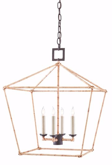 Picture of DENISON RATTAN MEDIUM LANTERN