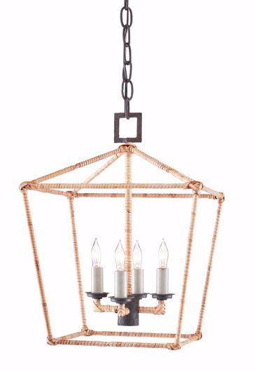 Picture of DENISON RATTAN SMALL LANTERN