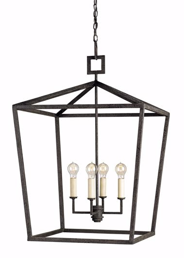 Picture of DENISON BLACK LARGE LANTERN