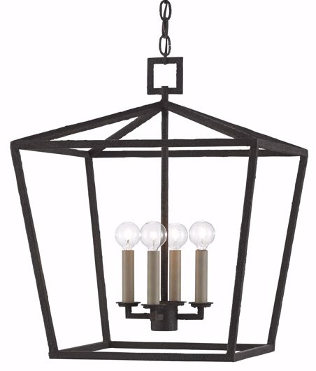 Picture of DENISON BLACK MEDIUM LANTERN