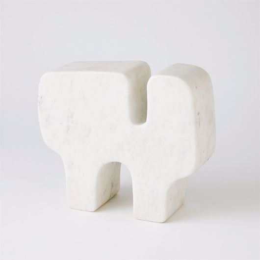 Picture of ABSTRACT MARBLE SCULPTURE-WHITE BANSWARA MARBLE