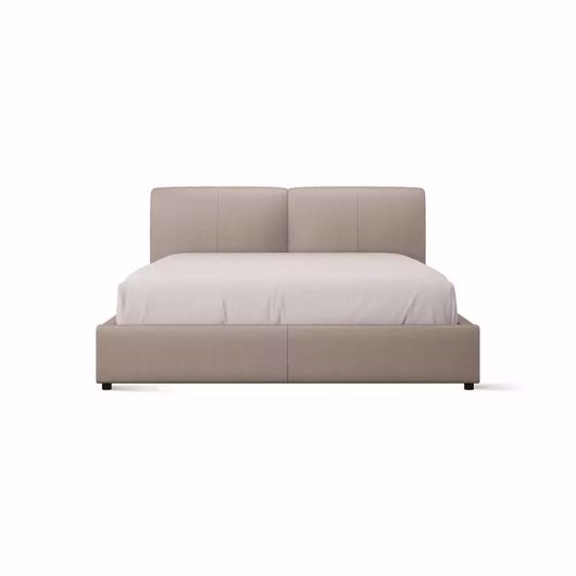 Picture of HILDA QUEEN LEATHER PLATFORM BED