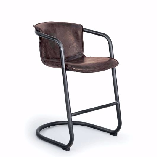 Picture of AXL COUNTER STOOL (SET OF 2) - DISTRESSED WHISKEY