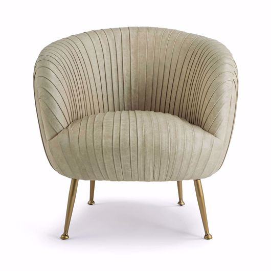 Picture of BERETTA LEATHER CHAIR (CAPPUCCINO)