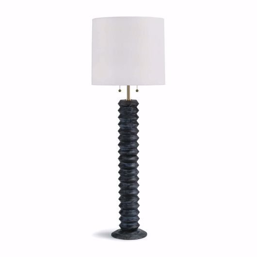 Picture of ACCORDION FLOOR LAMP (EBONY)