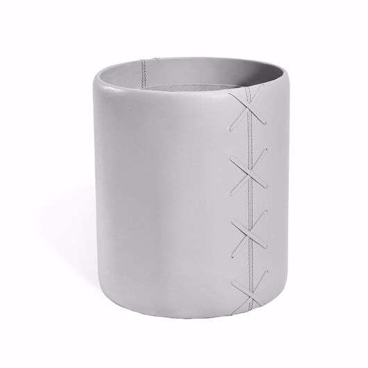Picture of XAVIER WASTEBASKET - LIGHT GREY