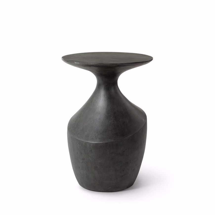 Picture of CHELSEA OUTDOOR SIDE TABLE TALL, CHARCOAL