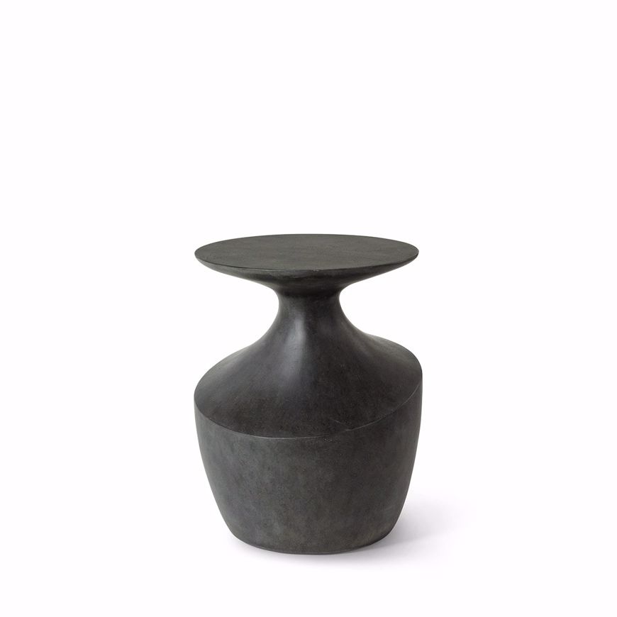 Picture of CHELSEA OUTDOOR SIDE TABLE SHORT, CHARCOAL