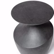 Picture of CHELSEA OUTDOOR SIDE TABLE SHORT, CHARCOAL