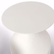 Picture of CHELSEA OUTDOOR SIDE TABLE, SHORT, WHITE