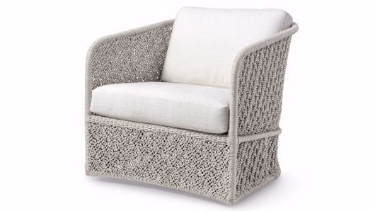 Picture of JENSON OUTDOOR SWIVEL LOUNGE CHAIR, GREY