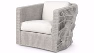 Picture of DORSEY OUTDOOR SWIVEL LOUNGE CHAIR, SILVER
