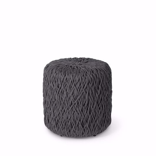 Picture of CARTER OUTDOOR HASSOCK, BLACK