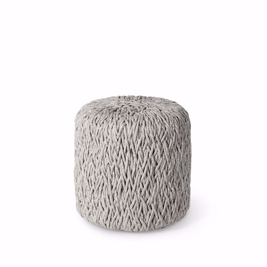 Picture of CARTER OUTDOOR HASSOCK, GREY