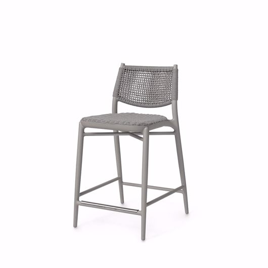 Picture of CODY OUTDOOR 24" COUNTER STOOL, PEBBLE