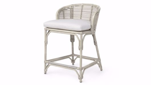 Picture of CAMINO OUTDOOR 24" COUNTER STOOL, WHITE