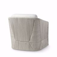 Picture of CARMINE OUTDOOR SWIVEL LOUNGE CHAIR, LIGHT FOG