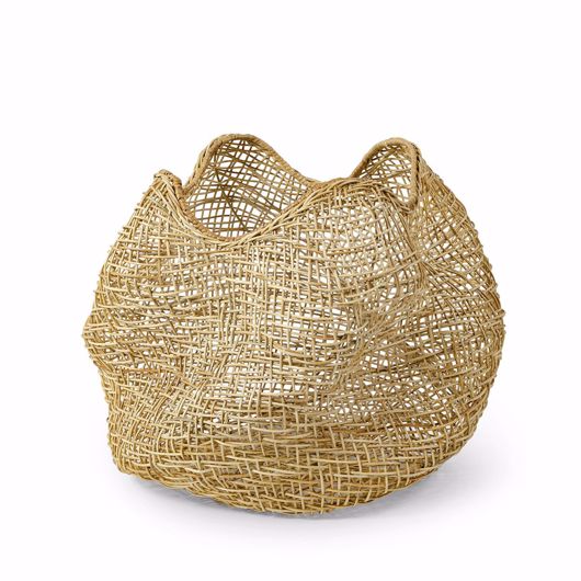 Picture of ANDORRA WICKER URN, LARGE NATURAL