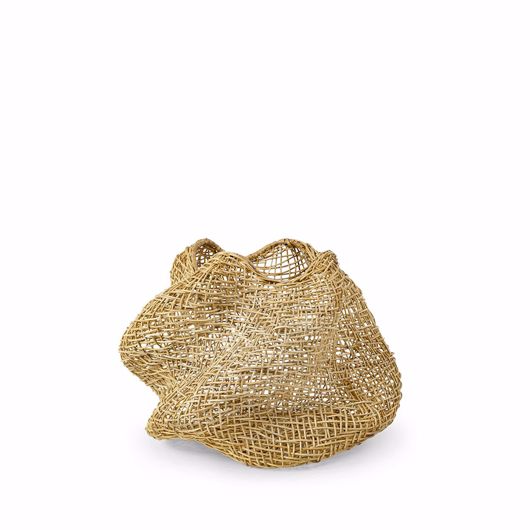 Picture of ANDORRA WICKER URN, SMALL NATURAL