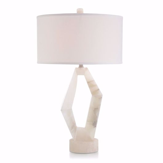 Picture of ABSTRACT ALABASTER TABLE LAMP