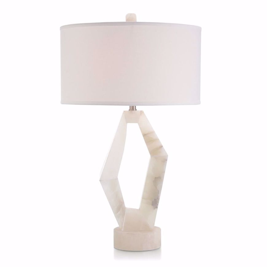 Picture of ABSTRACT ALABASTER TABLE LAMP