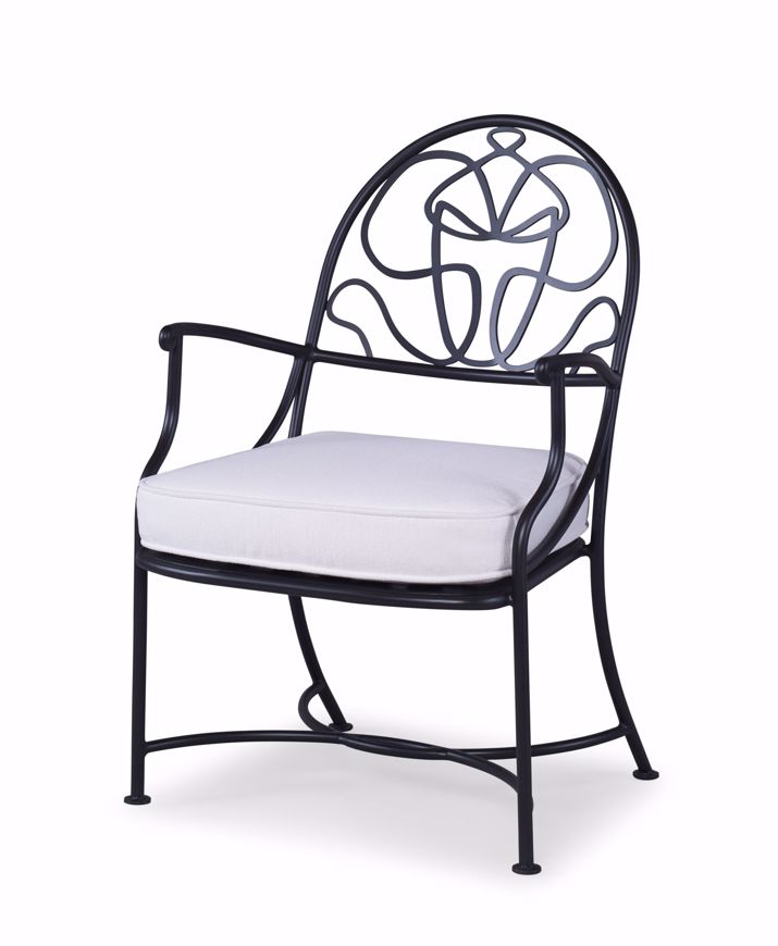 Picture of D39-54 - DEAUVILLE BISTRO MEDALLION ARM CHAIR