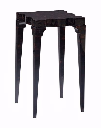 Picture of MARIE SPOT TABLE - BROWN PEN SHELL