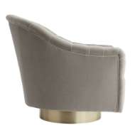 Picture of SPRINGSTEEN CHAIR FLINT VELVET CHAMPAGNE SWIVEL