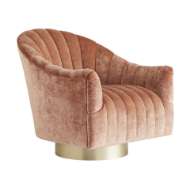 Picture of SPRINGSTEEN CHAIR DUSTY ROSE VELVET SWIVEL