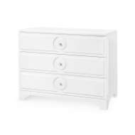 Picture of SAVOY MEDIUM 3-DRAWER, WHITE PEARL
