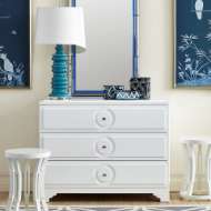 Picture of SAVOY MEDIUM 3-DRAWER, WHITE PEARL