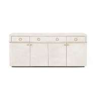 Picture of ANDRE 3-DRAWER & 4-DOOR CABINET, SNOW