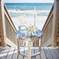 Picture of GEODANCE SIDE TABLE | NICKEL