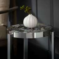 Picture of GEODANCE SIDE TABLE | NICKEL