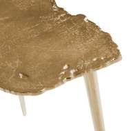 Picture of NEEDLE SIDE TABLE | AGED GOLD