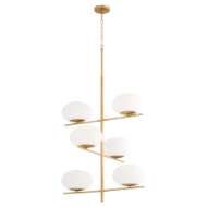 Picture of POD CHANDELIER | AGED BRASS - LARGE