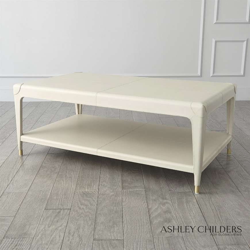 Picture of TIBURTINA COCKTAIL TABLE-MIST LEATHER
