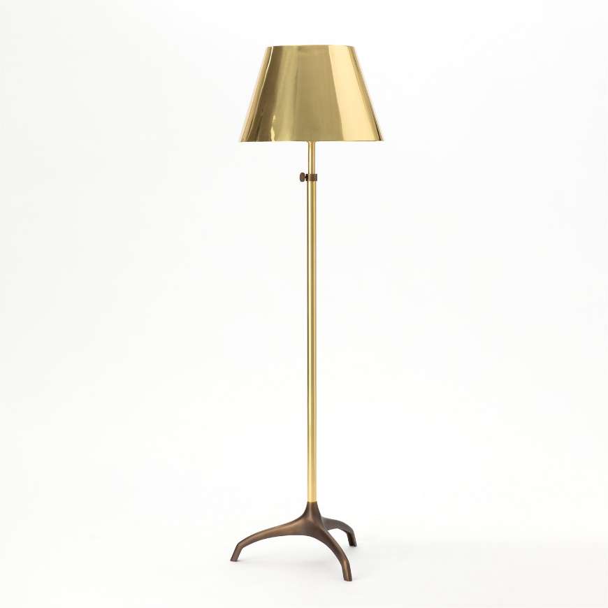 Picture of SIMPLE TRIPOD FLOOR LAMP-BRONZE/BRASS